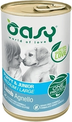 Oasy One Protein Puppy & Junior Medium/Large agneau 400 g
