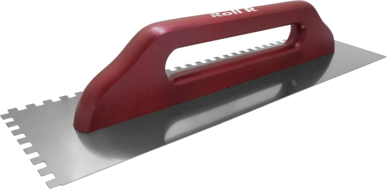 Taloche en acier inoxydable dentée 6 mm 480 × 130 mm