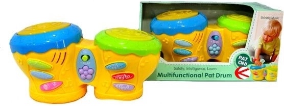 Interaktive Musik-Trommeln für Kleinkinder mit Licht und Sound - 1 Stück