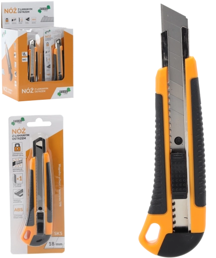 Utility Knife with Snap-Off Blade 18 mm