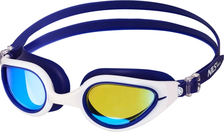 Lunettes de natation NILS AQUA bleu/blanc
