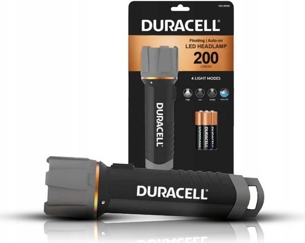 Duracell Rubber Flashlight 200 lm