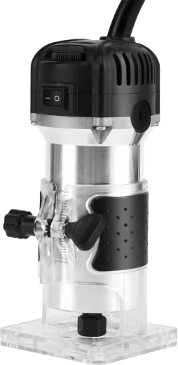 Renew Force plunge router 800 W with speed control and a set of 15 router bits