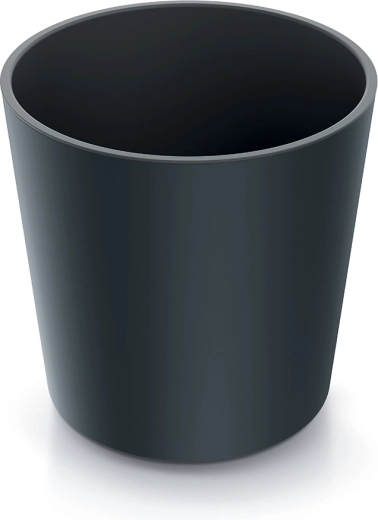 Bloempot URBI ROUND met inzet 30 cm antraciet