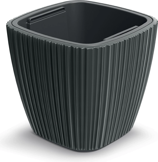 Oro Planter 39 cm Dark Grey with Removable Insert