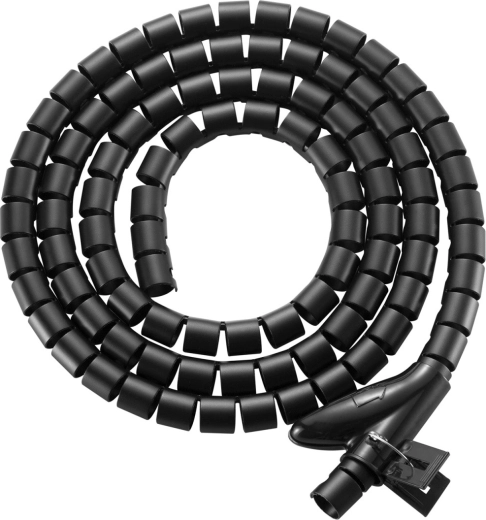 Organisateur de câbles Maclean MCTV-899 noir, 1 m