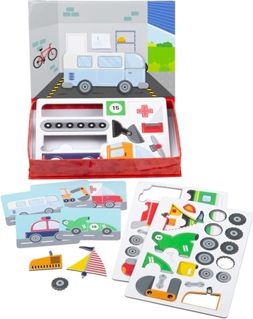 Bigjigs Toys magnetische puzzel monteur