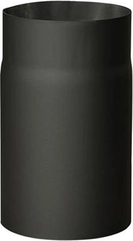 Tuyau de fumée 120 mm, longueur 250 mm, épaisseur 1,5 mm, noir