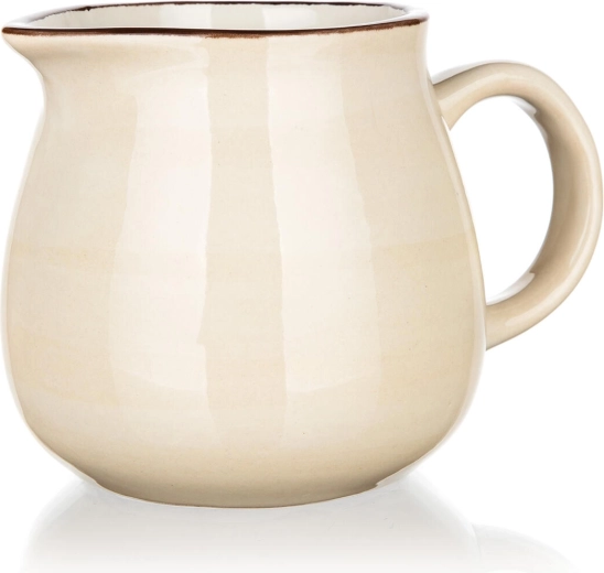 Ceramic Milk Jug 350 ml Cream PALAS