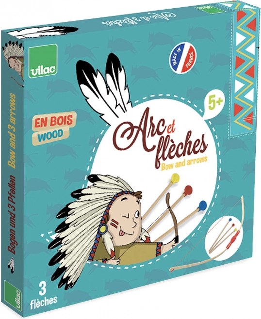 Houten boogschietset voor kinderen met zuignappen