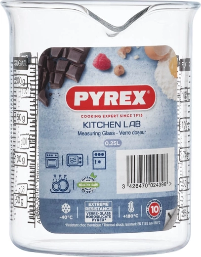 Verre doseur PYREX 0,25 l