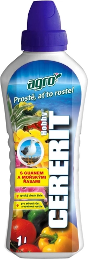 Universal liquid fertilizer Cererit Hobby with guano and seaweed 1 l