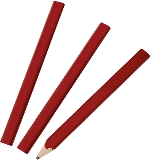 Zimmermannsbleistift 18 cm – Set mit 3 Stück