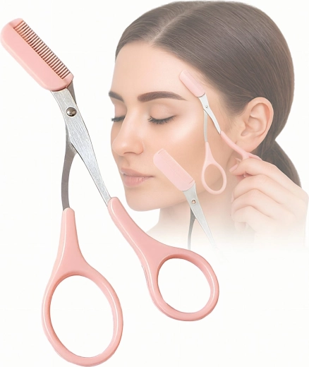 Ciseaux pour sourcils avec peigne 12,5 cm