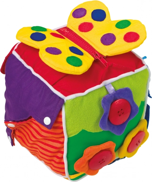 Small Foot Plush Activity Cube for Kids
