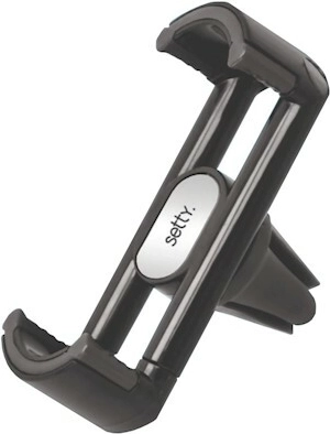 Setty autohouder voor ventilatierooster, zwart