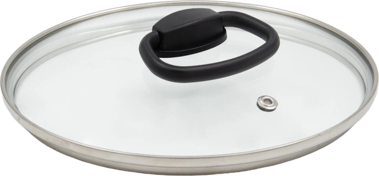 Glazen deksel SMART PLUS 18 cm met opvouwbare nylon greep