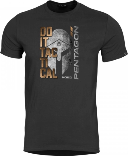Men's Pentagon Ageron Do It Tactical T-Shirt, Black, XL