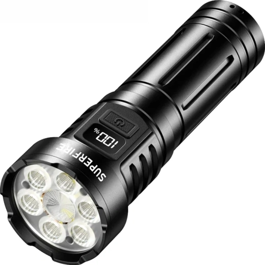 Superfire L24 oplaadbare LED-zaklamp met USB-C