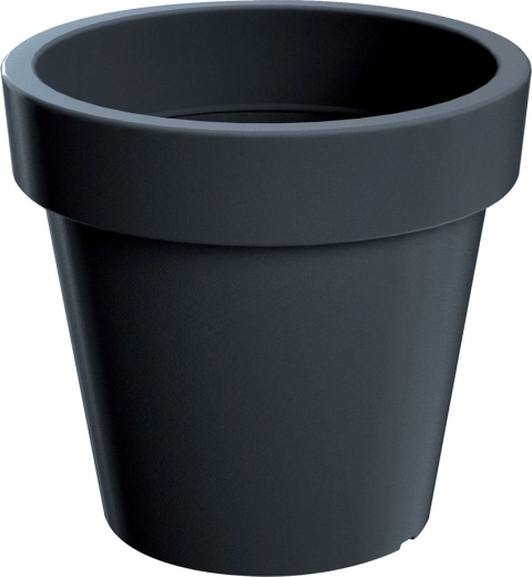 LOFLY flower pot anthracite 1 l