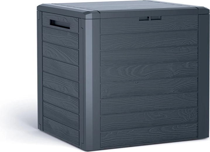Garden storage box 140 L anthracite WOODEBOX