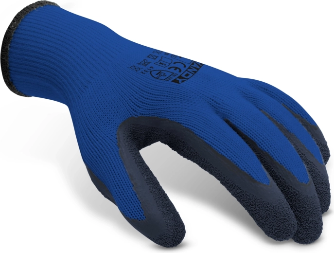 Polyester werkhandschoenen met latexcoating XL