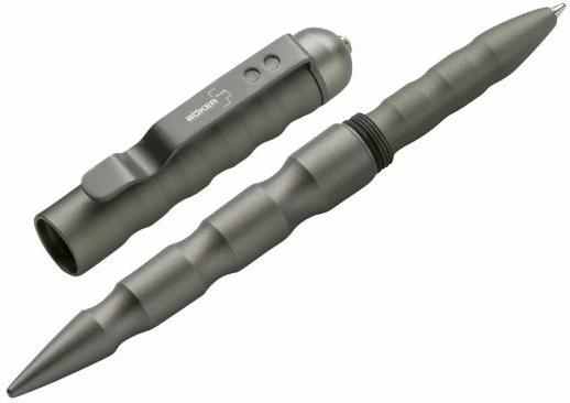 Böker Plus MPP grijze tactische pen van aluminium