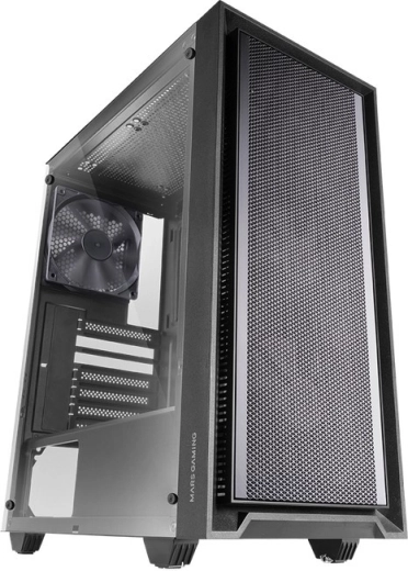 MARS MC-PMAX Black ATX PC Case with 4 FDB Fans