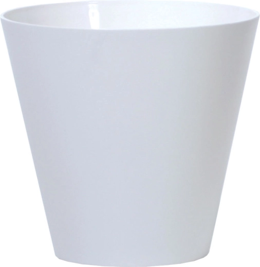 Pot de fleurs Tubus 20 cm blanc