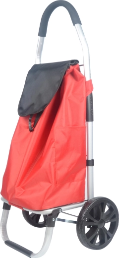 Sydney wheeled shopping bag 42 l, red/black