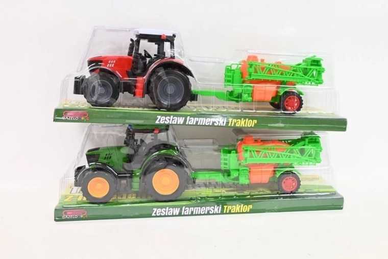 Tracteur avec machine agricole
