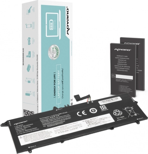 Movano batterij voor Lenovo ThinkPad T490s / T495s / T14s (L18C3PD2) 4650 mAh 54 Wh