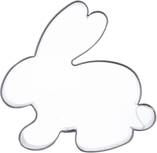 Emporte-pièce en acier inoxydable lapin 6,5 cm