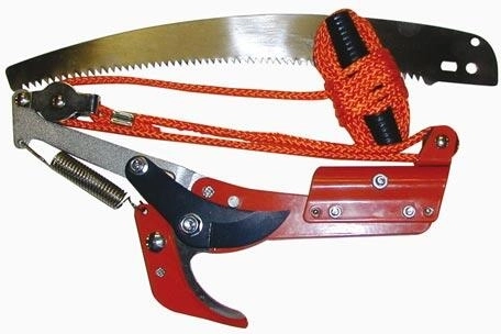 Pole pruner shears with 30 cm saw, metal