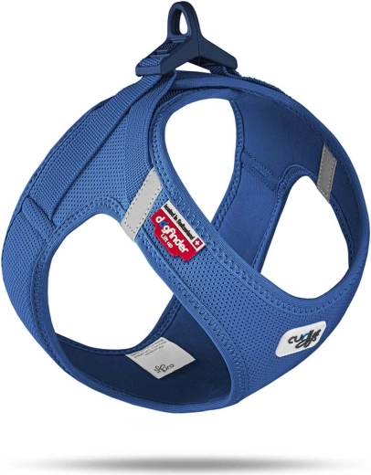 Harnais Curli Air-Mesh avec boucle bleu XS pour chiens 3–5 kg