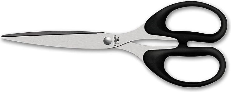 Office scissors 19 cm, black