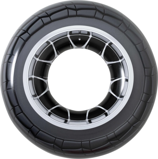 Bestway inflatable swimming ring with handles 91 cm – tire pattern