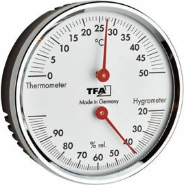 Thermomètre analogique avec hygromètre TFA