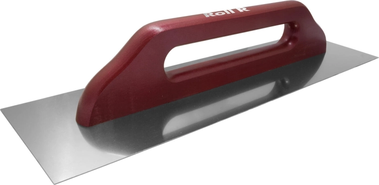 Straight stainless steel trowel 480 × 130 mm