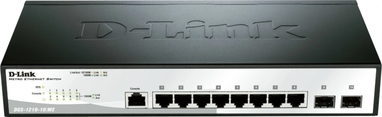 D-Link DGS-1210-10/ME/E gigabit beheerde switch