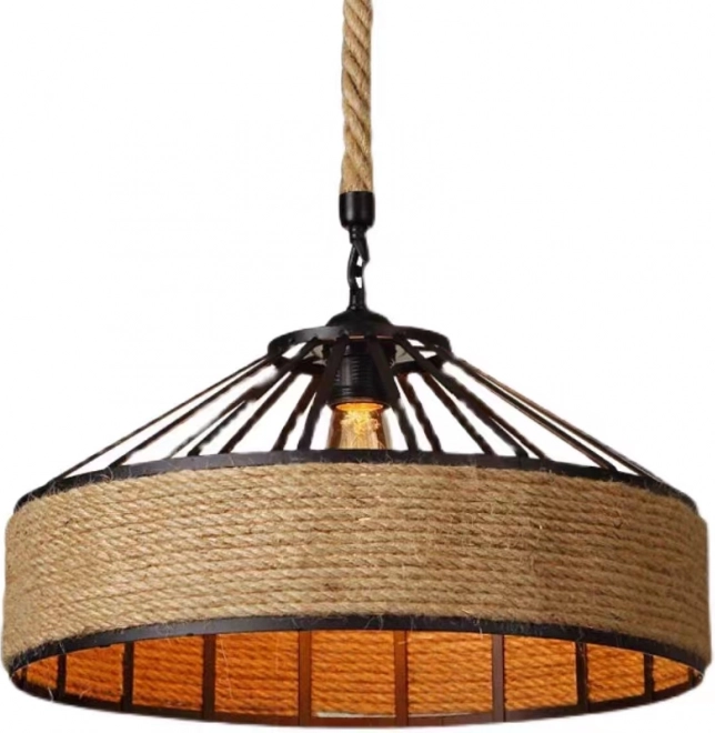 Suspension de plafond en corde de chanvre, diamètre 40 cm