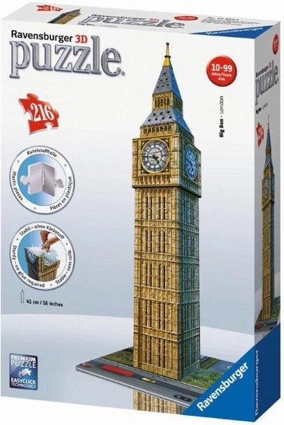 Ravensburger 3D puzzle Big Ben London 216 pieces