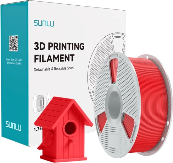 Filament Sunlu ASA rouge 1,75 mm