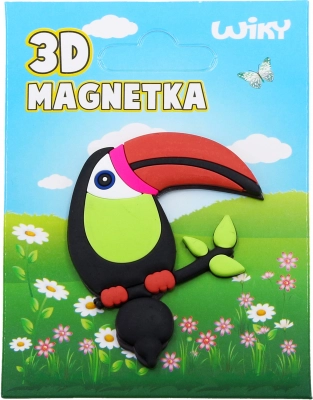 Magnet toekan 3D decoratief