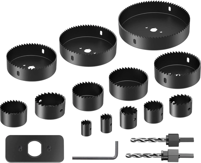 Renew force set gatenzagen voor hout 19–127 mm, 16-delig