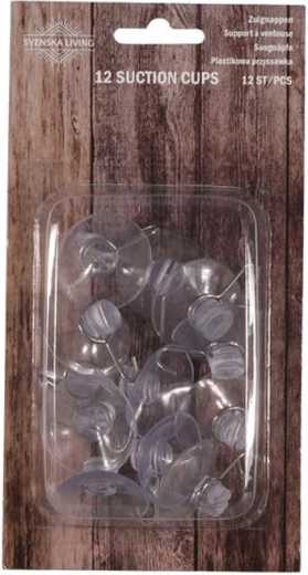 Set zuignappen met haak 32 mm, 12 stuks
