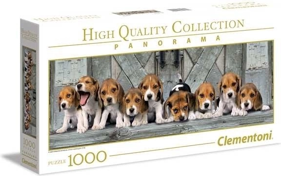 Puzzle Panorama 1000 Teile Beagle Clementoni