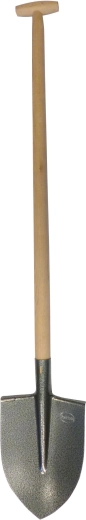 Spitse schop met T-greep 90 cm