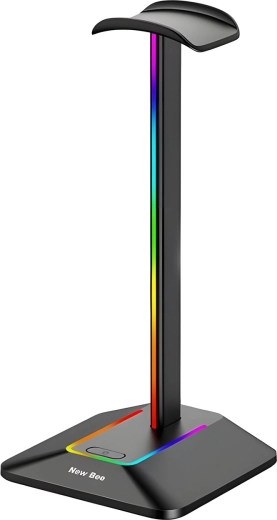 RENEW FORCE RGB headphone stand with USB ports