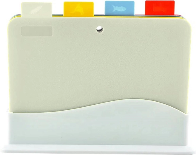 Da39 Schneidebretter-Set 4 Stk. mit Ständer